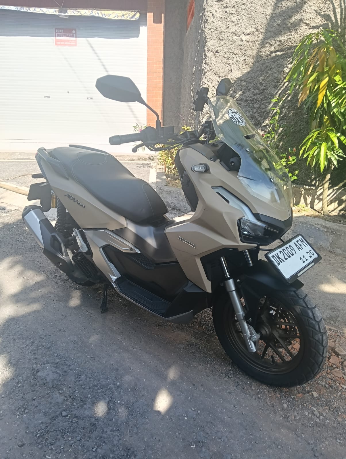 Honda ADV 160 adventure scooter in sand colour